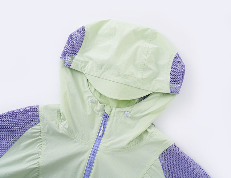 Active Hooded Half-Zip Jacket