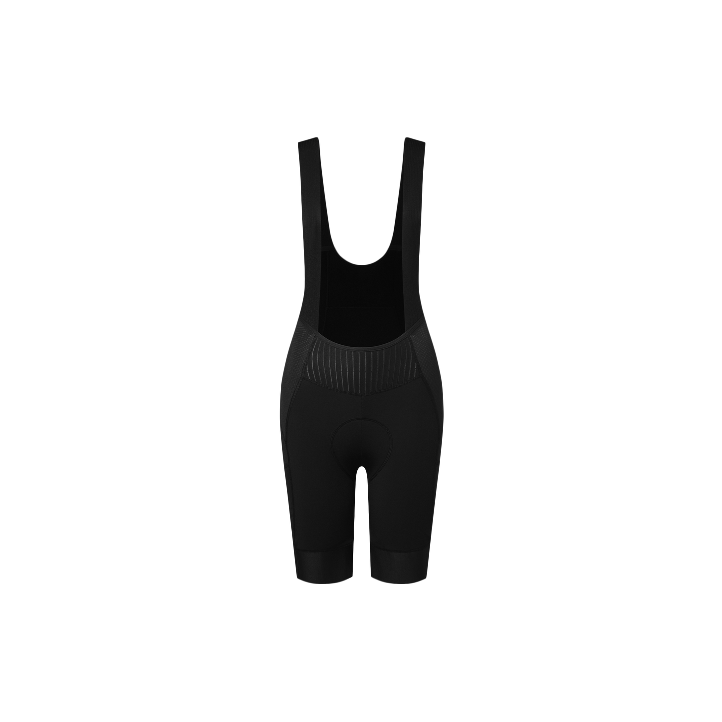 High-rise Back Thermal Bib Shorts