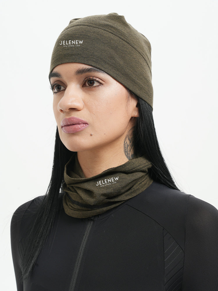 Modal Wool Blend Cycling Beanie