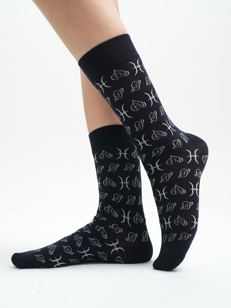 black cycling socks cotton