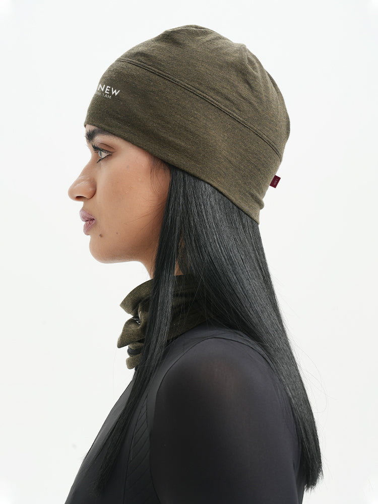 Modal Wool Blend Cycling Beanie