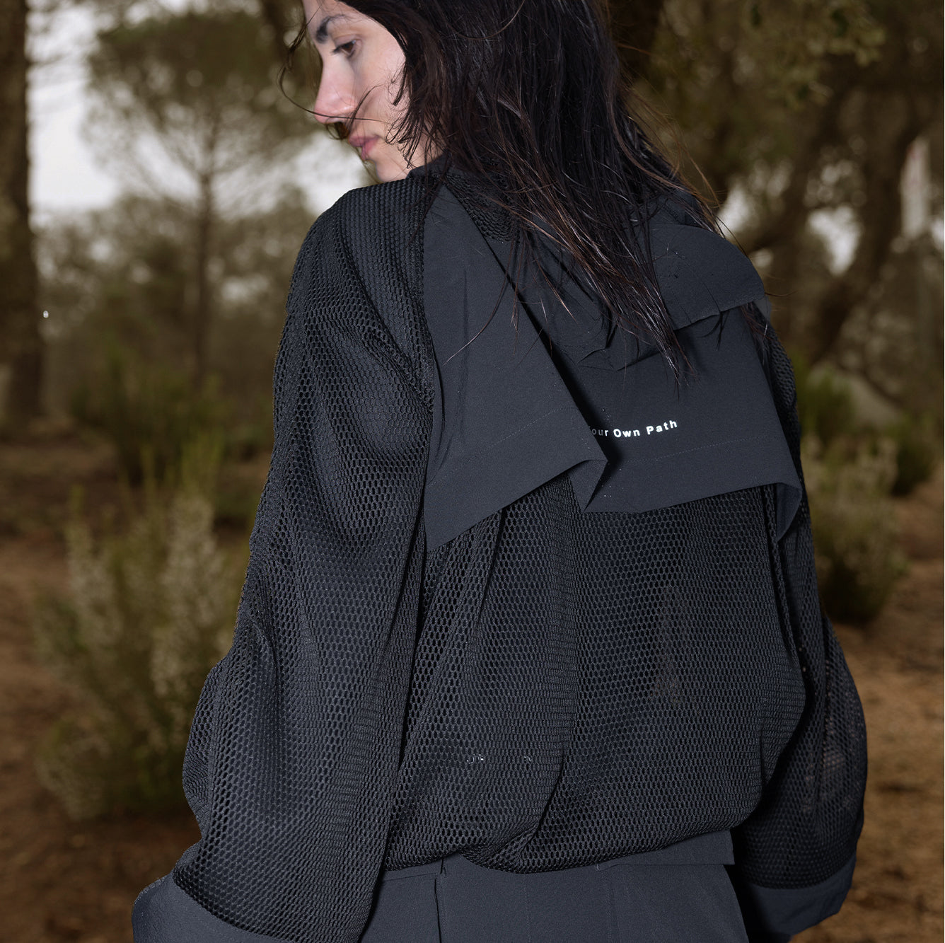 Active Hooded Half-Zip Jacket