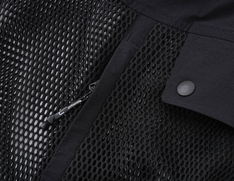 Active Hooded Half-Zip Jacket
