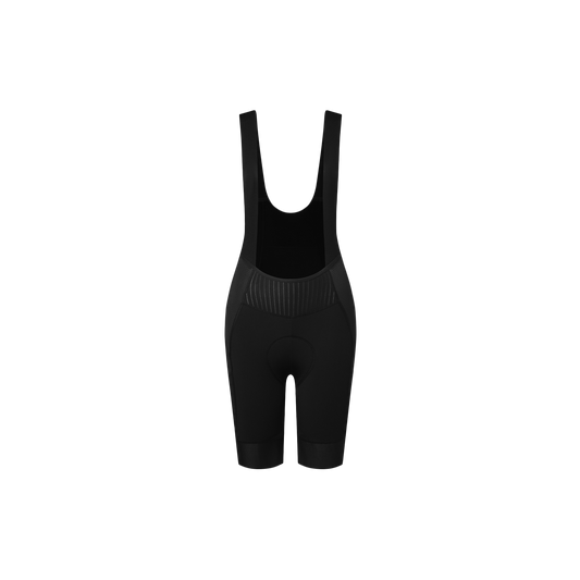 High-rise Back Thermal Bib Shorts