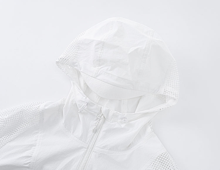 Active Hooded Half-Zip Jacket