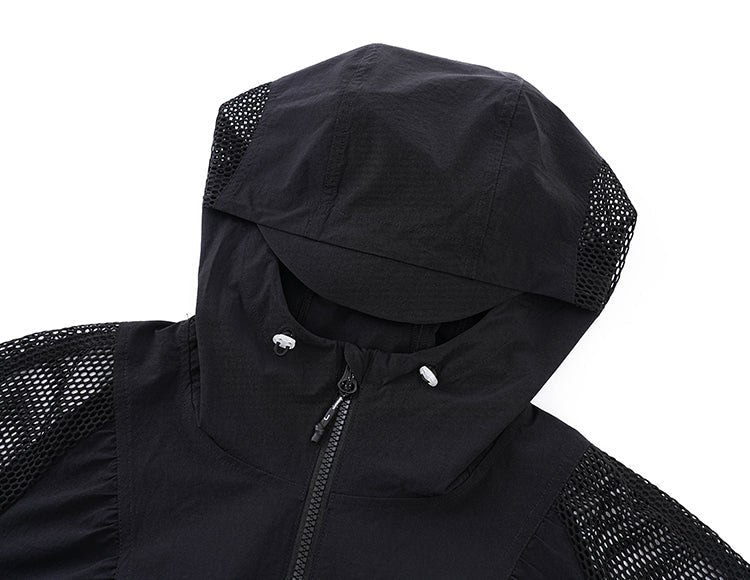 Active Hooded Half-Zip Jacket