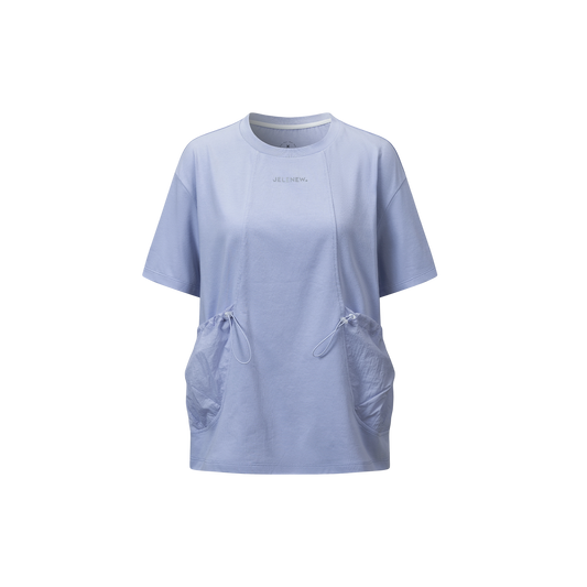 LD Cinched Waist Pocket Tee