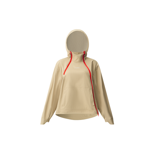 Asymmetrical Zippered Splash-proof Jacket