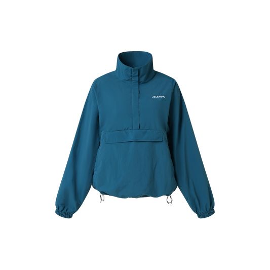 Half-zipped Windproof Jacket