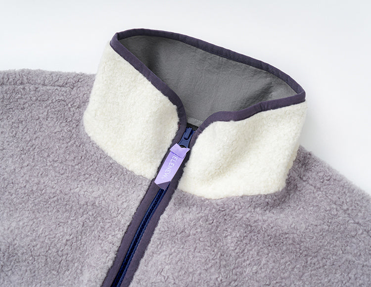 Thermal Wool-Blend Fleece Jacket