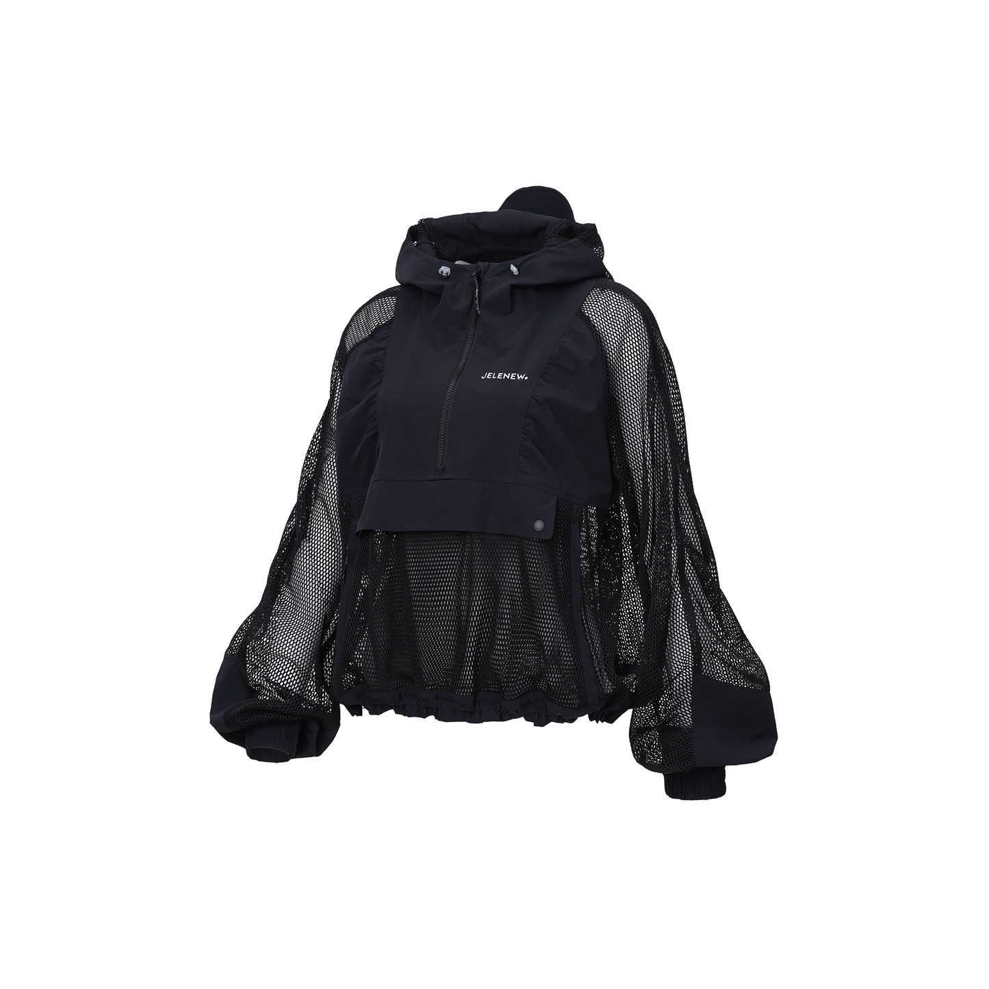 Active Hooded Half-Zip Jacket