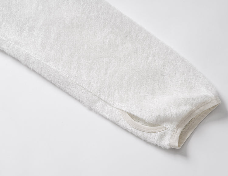 Brushed Long Sleeve Logo T-shirt