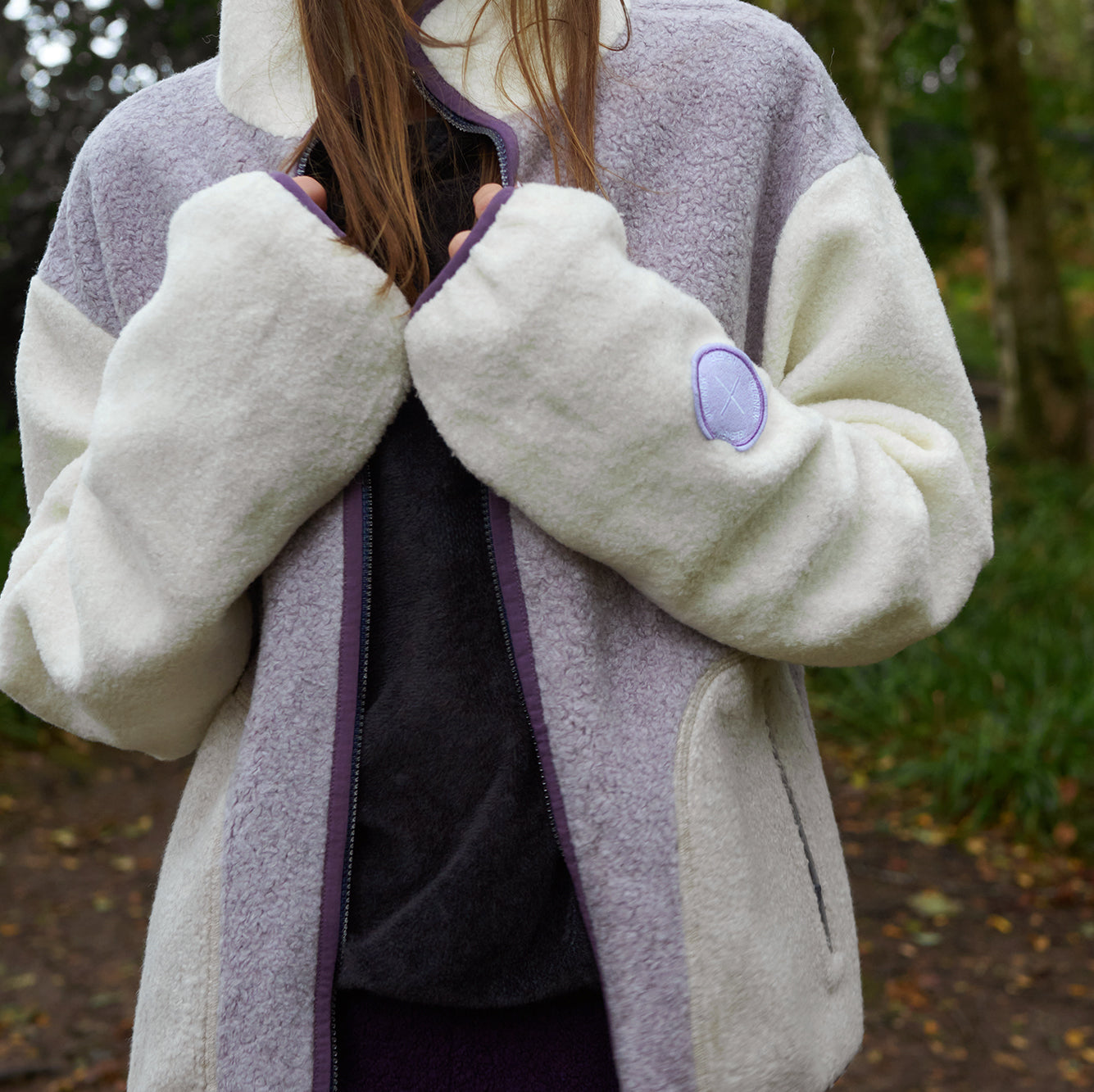 Thermal Wool-Blend Fleece Jacket