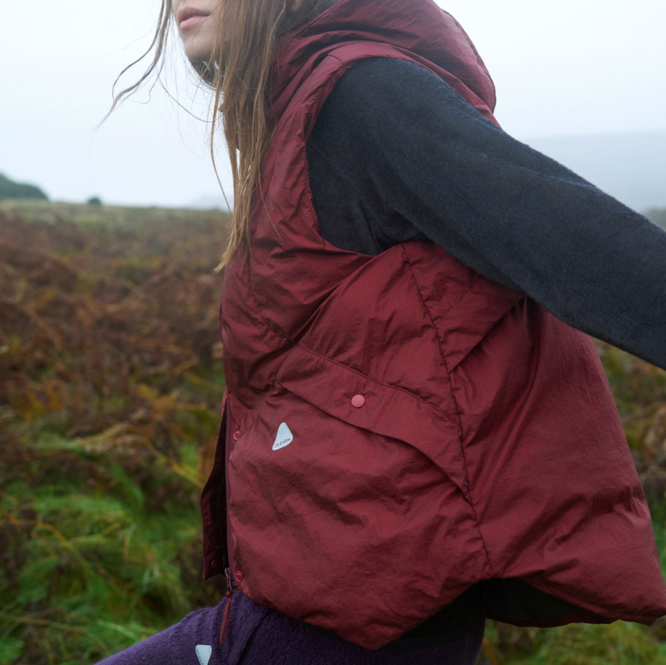 Metallic Windproof Vest