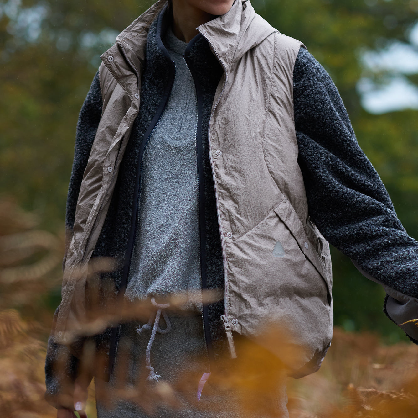 Metallic Windproof Vest