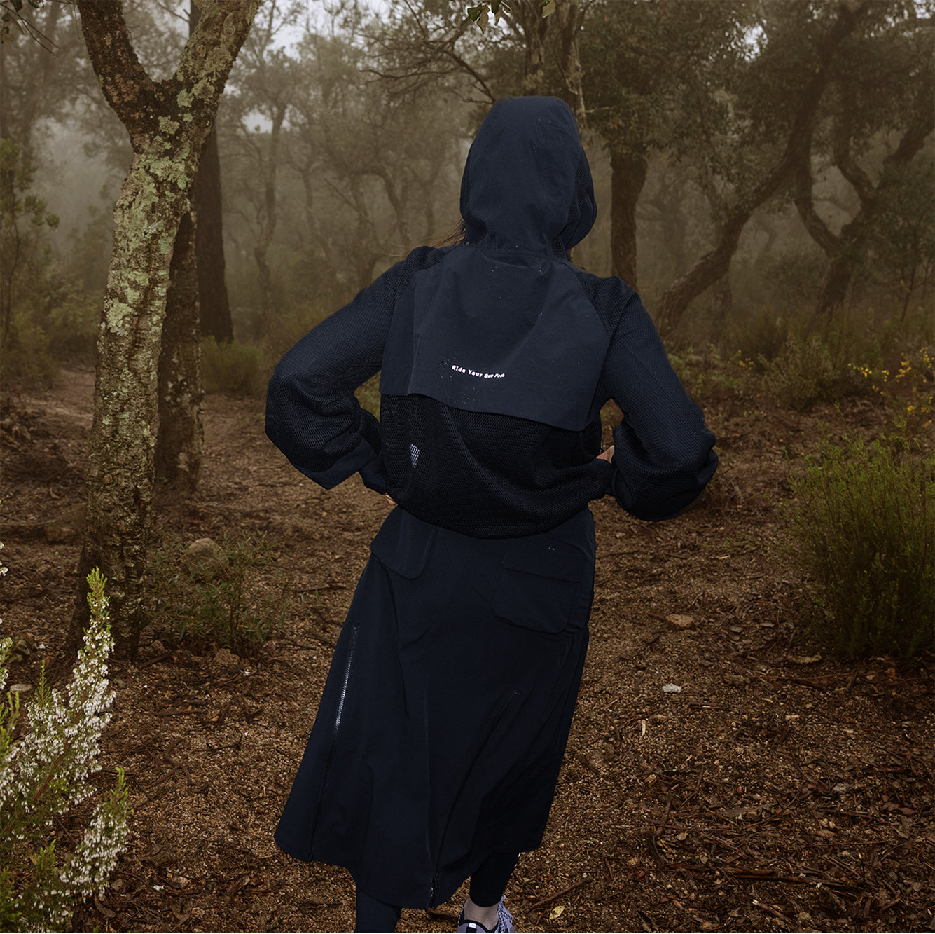 Active Hooded Half-Zip Jacket