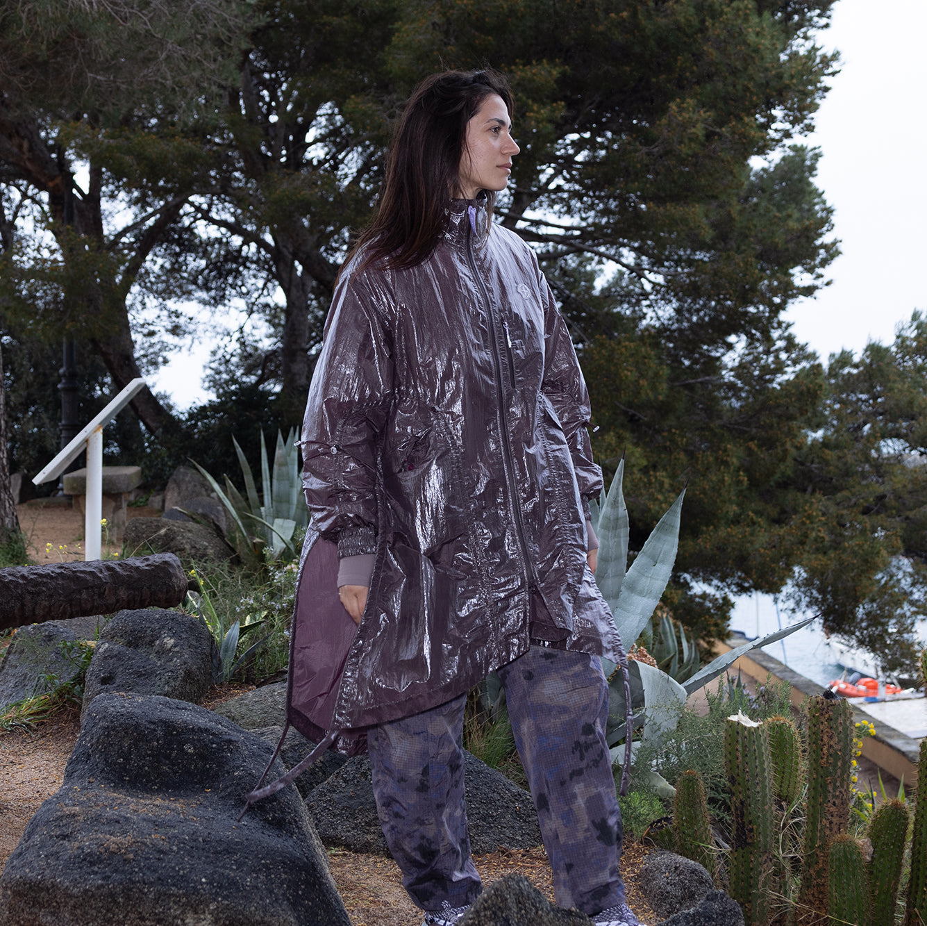 Detachable Water-repellent Long Jacket