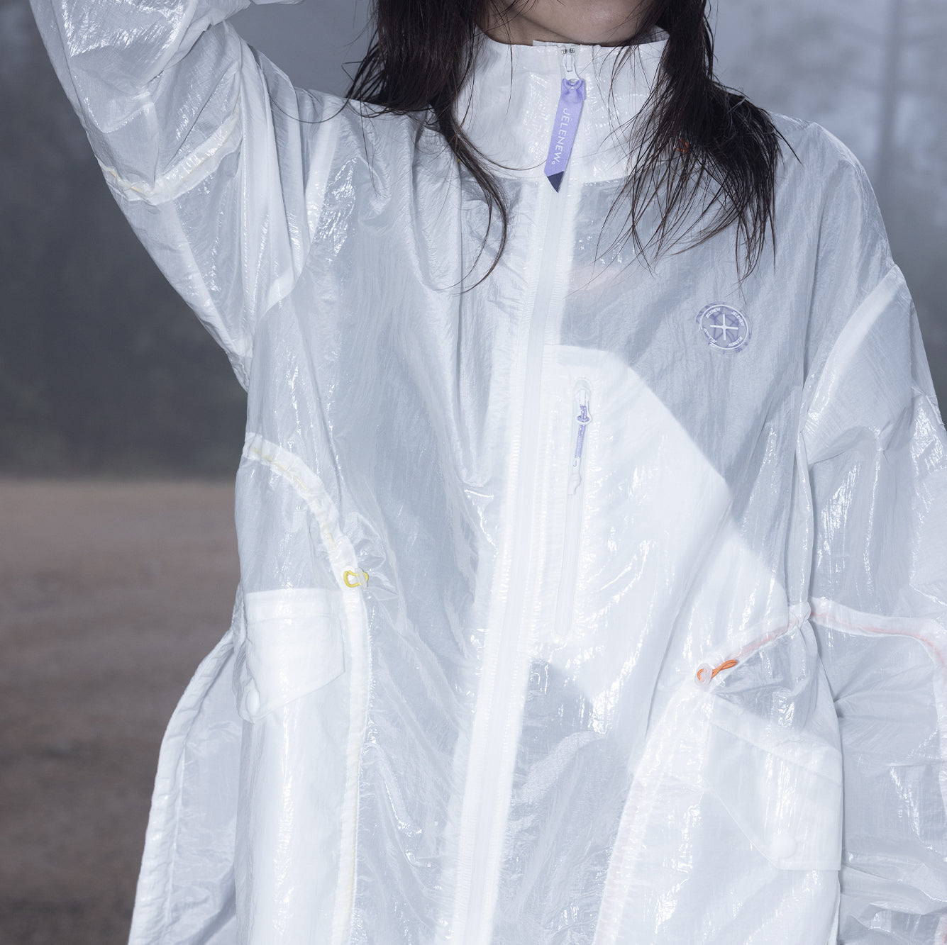 Detachable Water-repellent Long Jacket