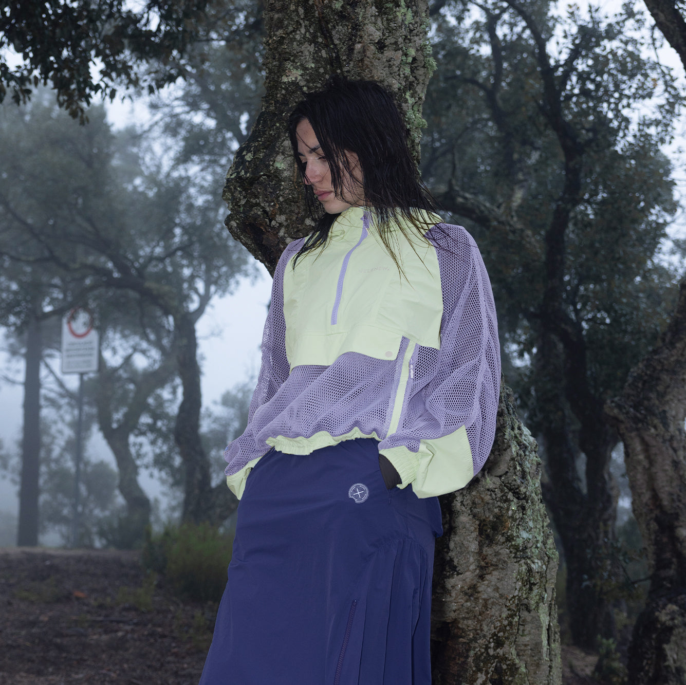 Active Hooded Half-Zip Jacket