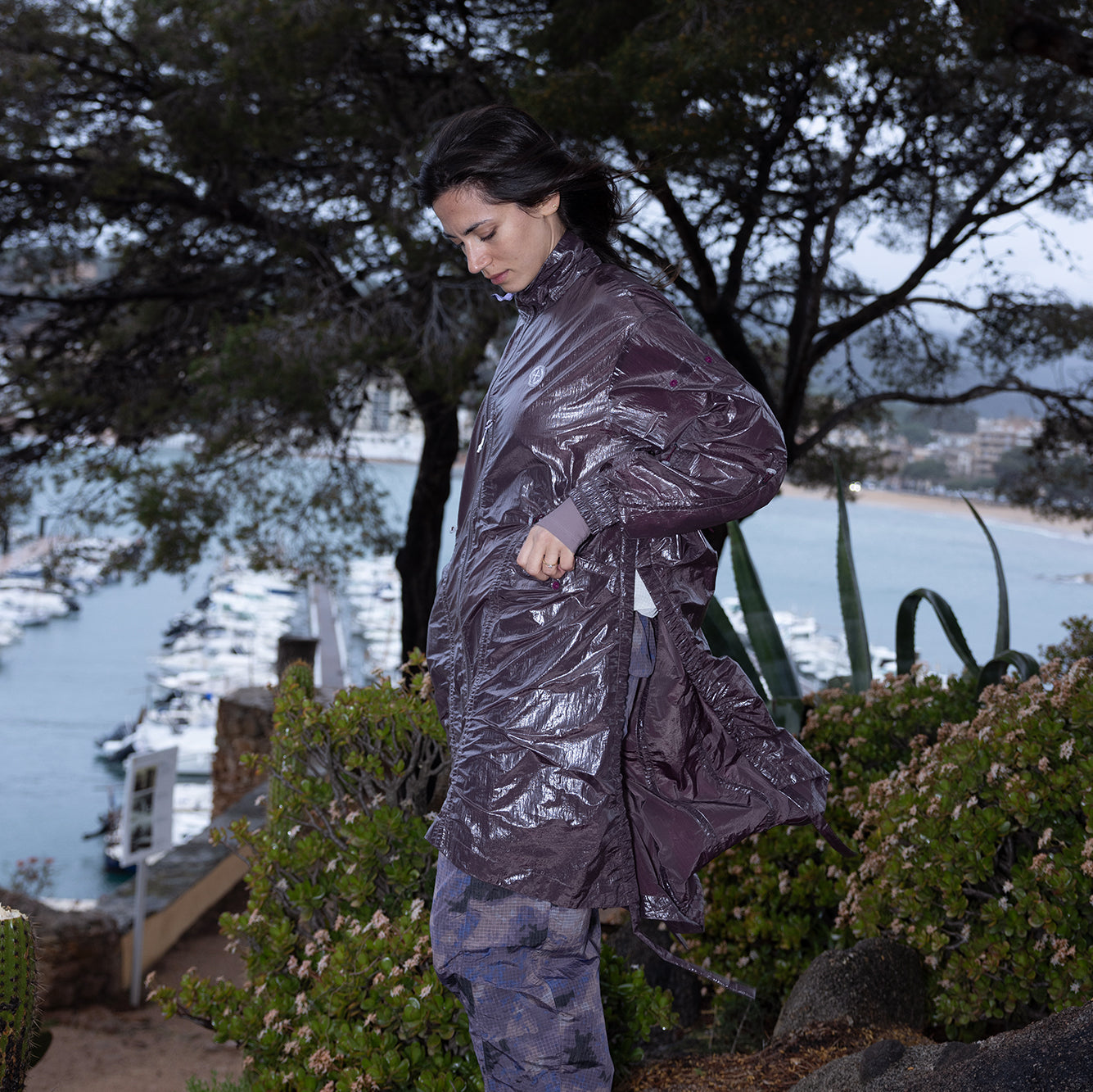 Detachable Water-repellent Long Jacket