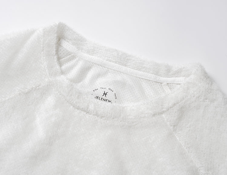 Brushed Long Sleeve Logo T-shirt