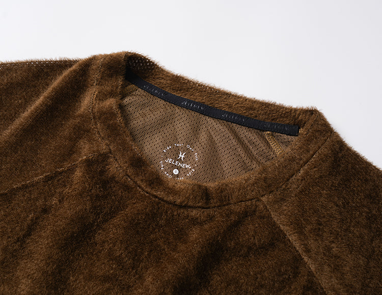 Brushed Long Sleeve Logo T-shirt