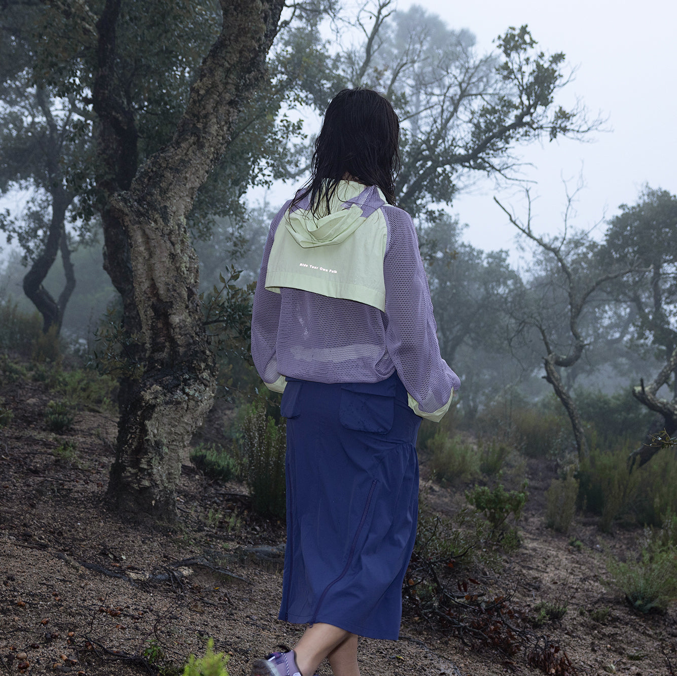 Active Hooded Half-Zip Jacket