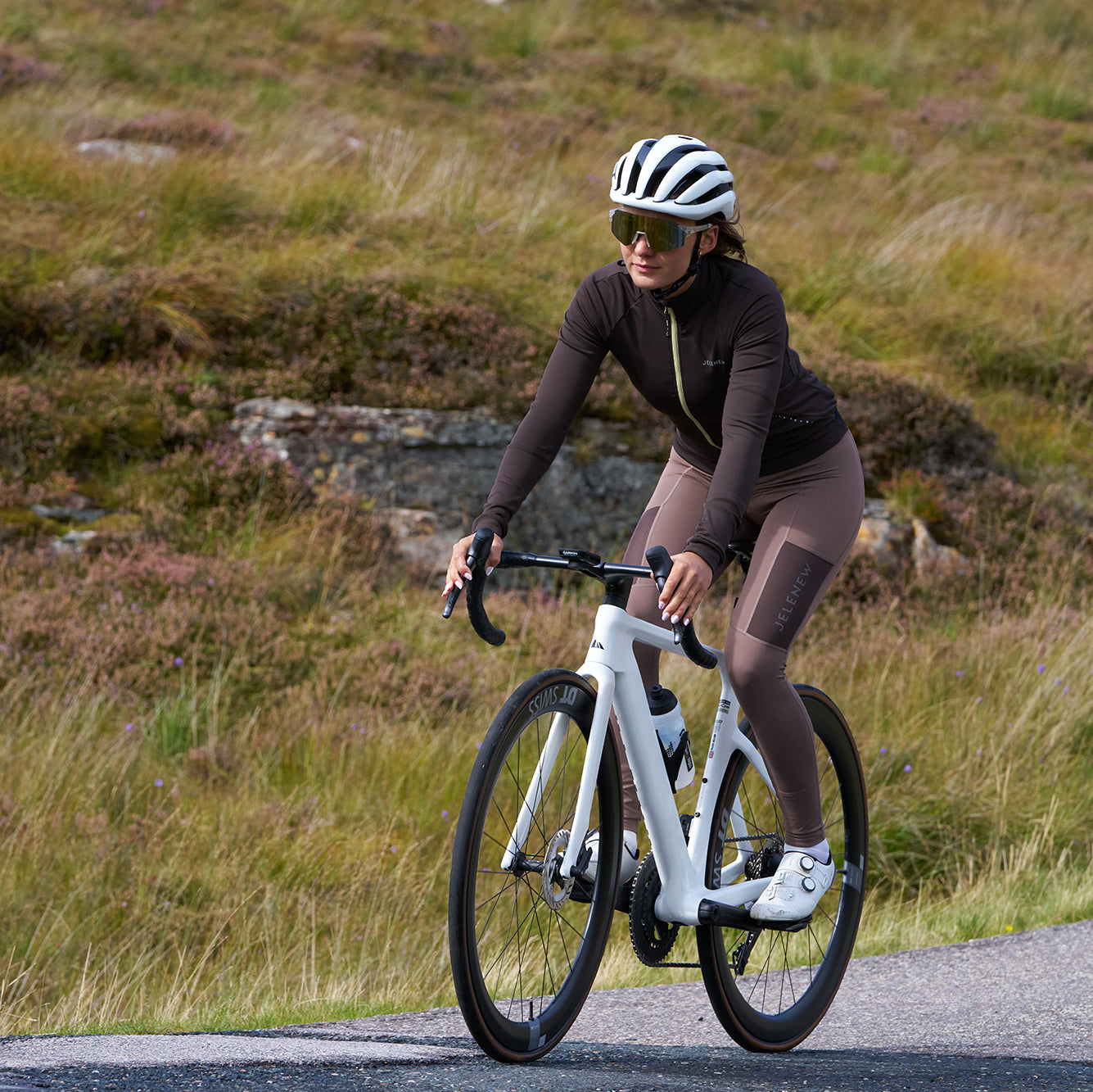 Stand-up Collar Long Sleeve Jersey