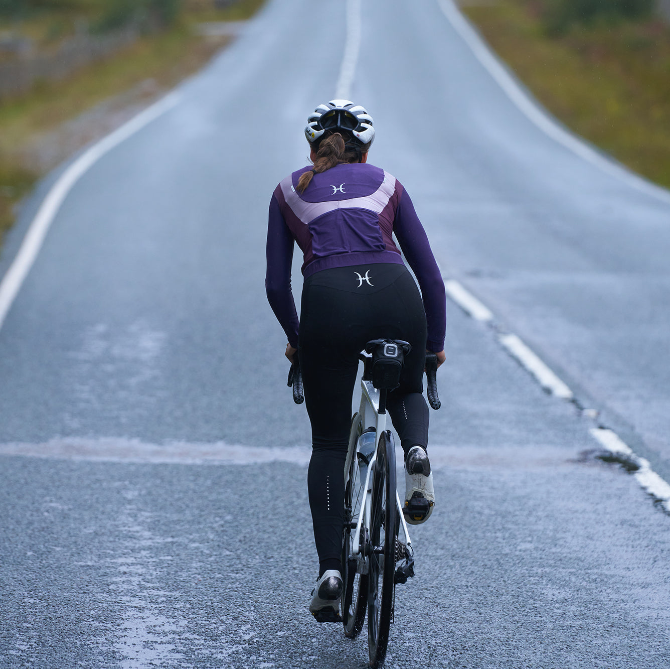 Seamless Cross Waist Cycling Tights