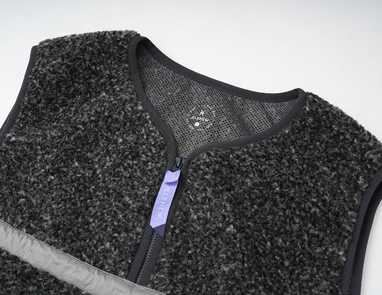 Thermal Wool-Blend Fleece Vest