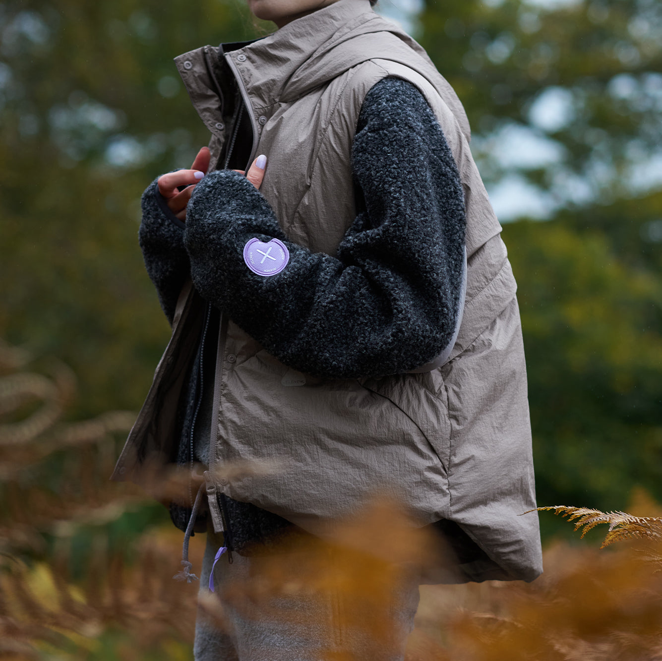 Metallic Windproof Vest