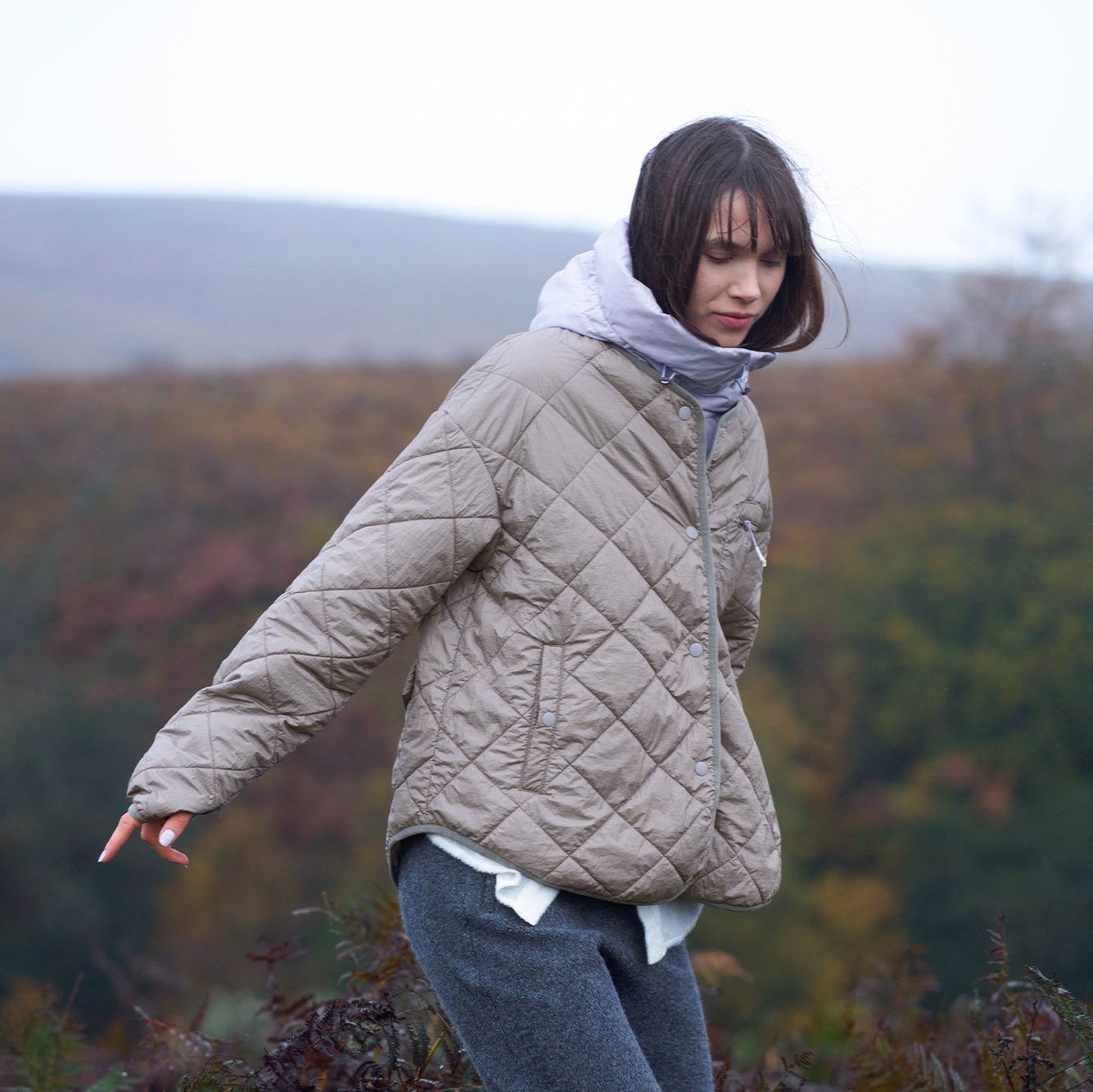 Quilted Windproof Jacket