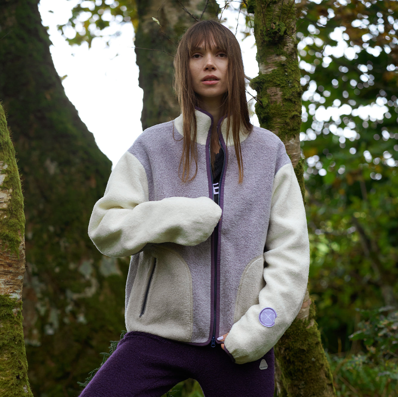 Thermal Wool-Blend Fleece Jacket