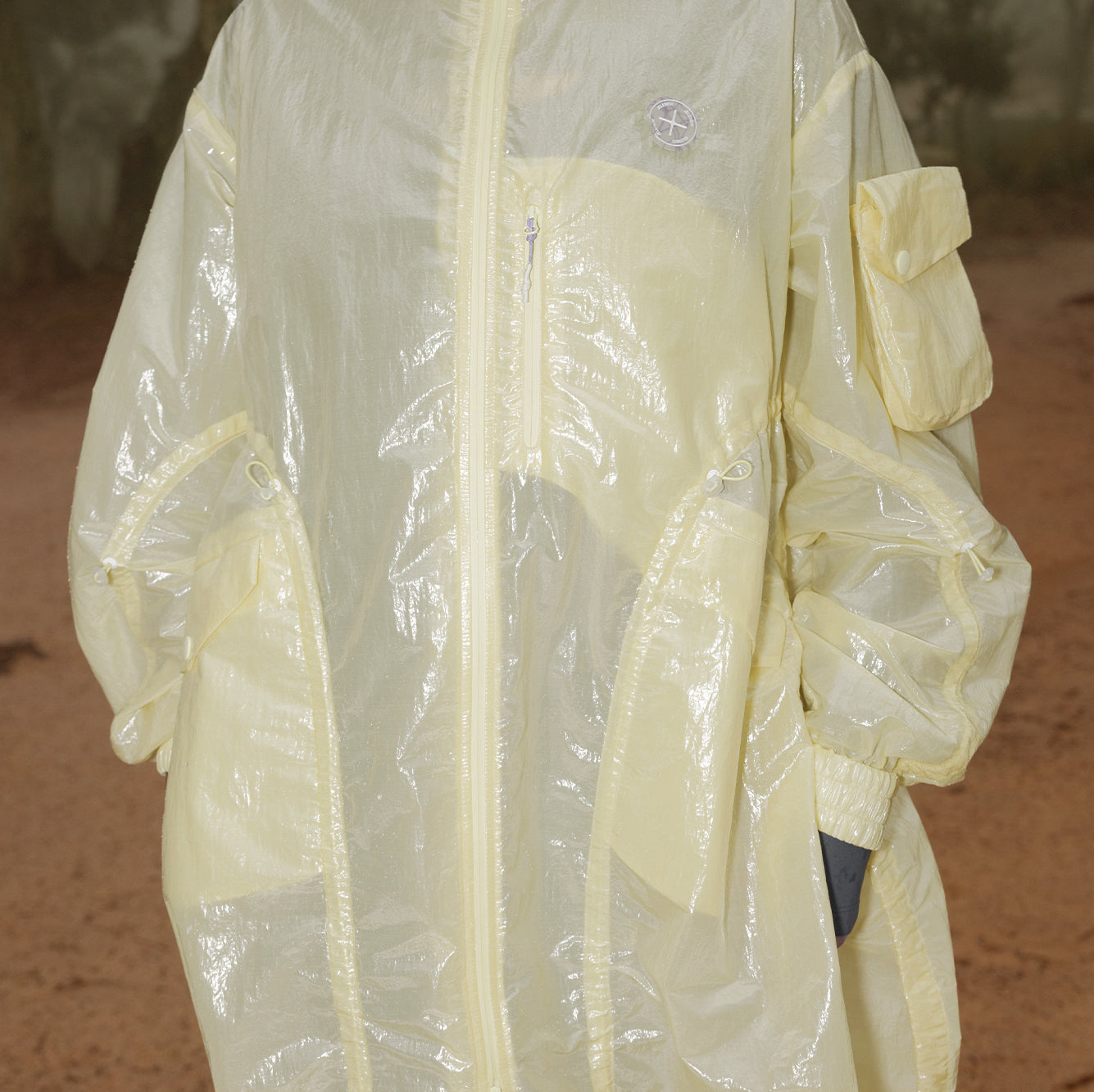 Detachable Water-repellent Long Jacket