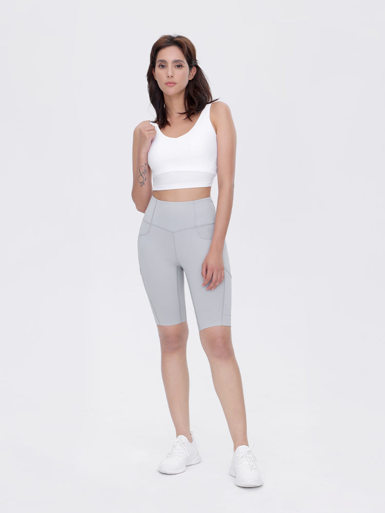 SOMAtique High-rise Shorts 8'' with Side Pockets (unpadded)