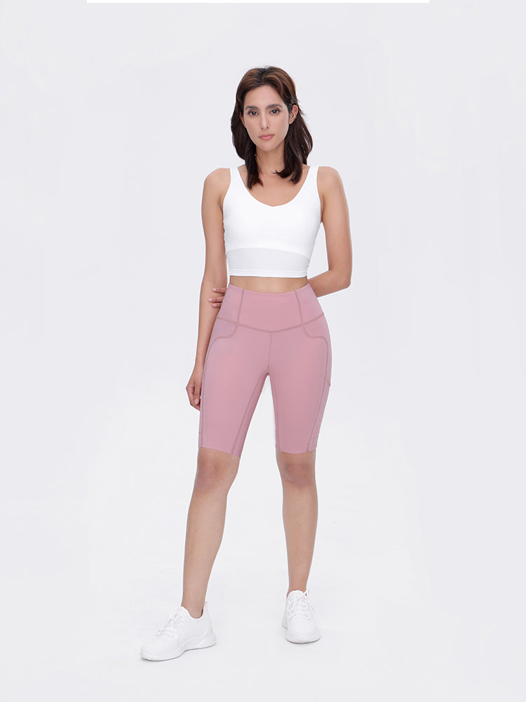 SOMAtique High-rise Shorts 8'' with Side Pockets (unpadded)