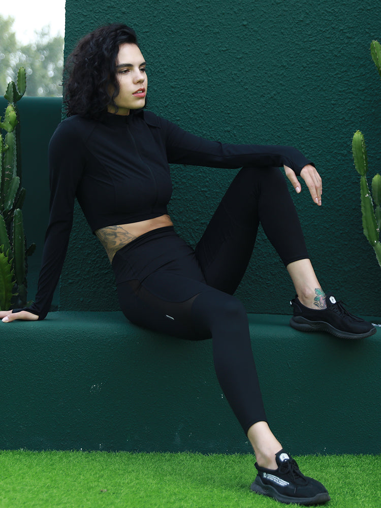 Schema Mid-rise Fast-dry Leggings (unpadded)