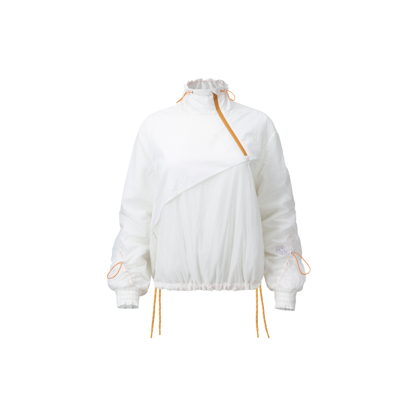 LD Off-Center Wool-Blend LT Pullover