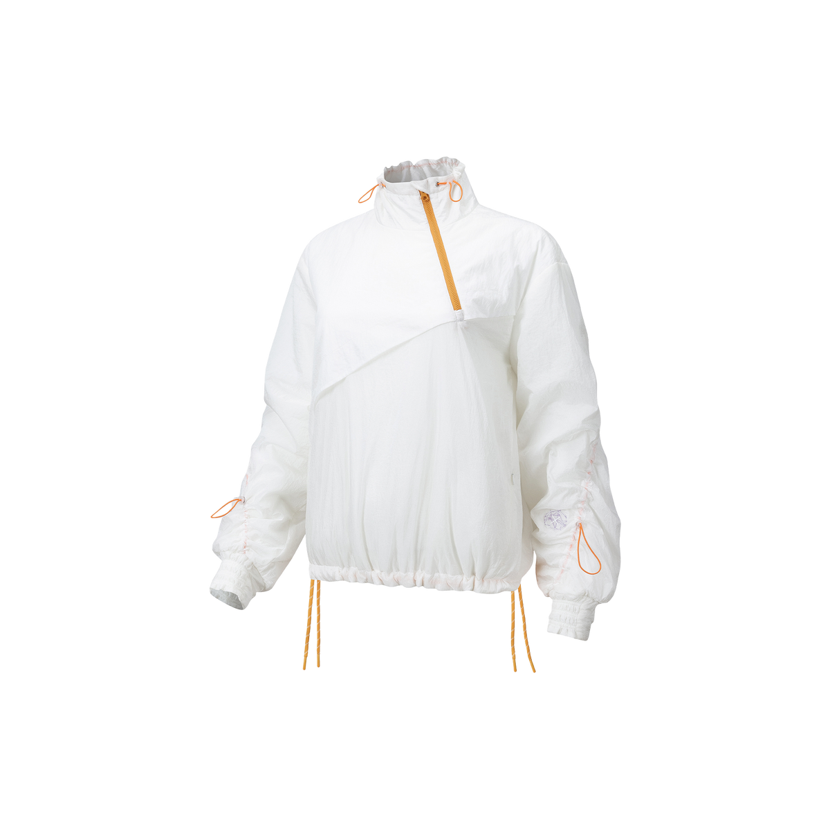 LD Off-Center Wool-Blend LT Pullover