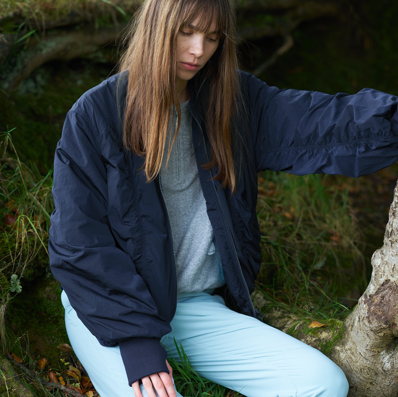 Metallic Bomber Jacket