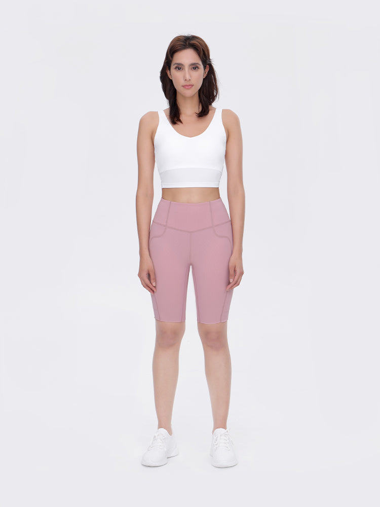 SOMAtique High-rise Shorts 8'' with Side Pockets (unpadded)