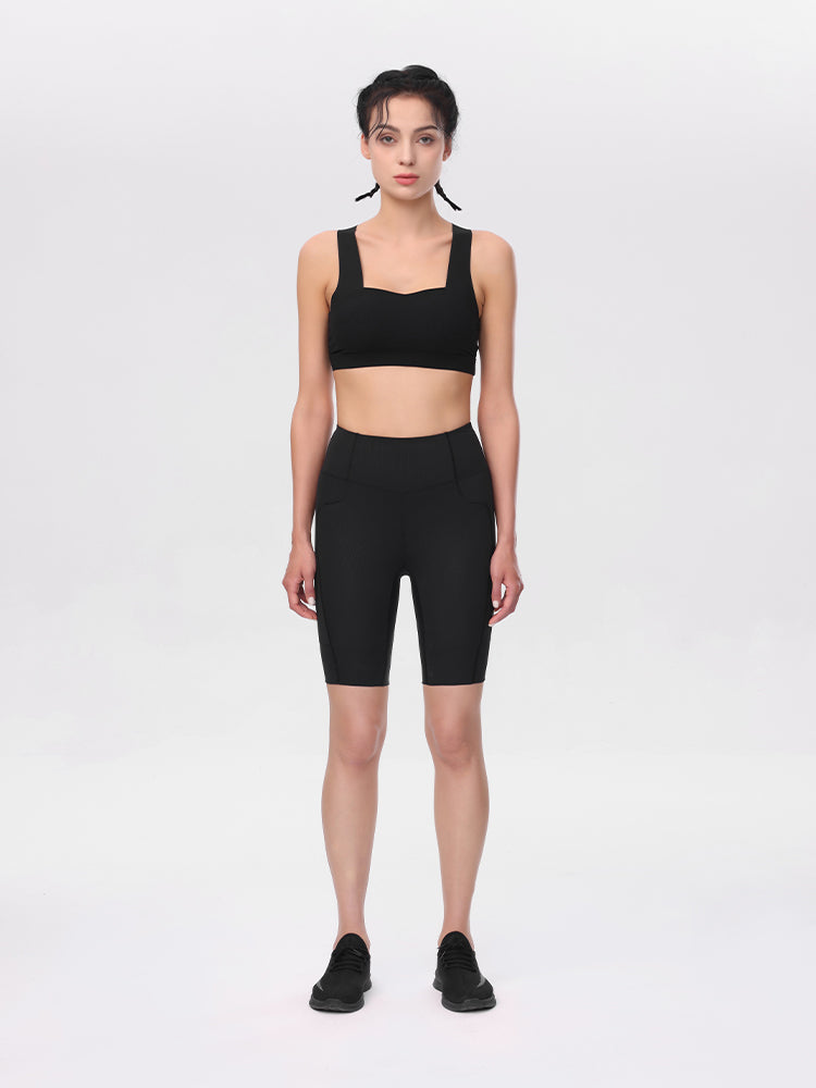SOMAtique High-rise Shorts 8'' with Side Pockets (unpadded)