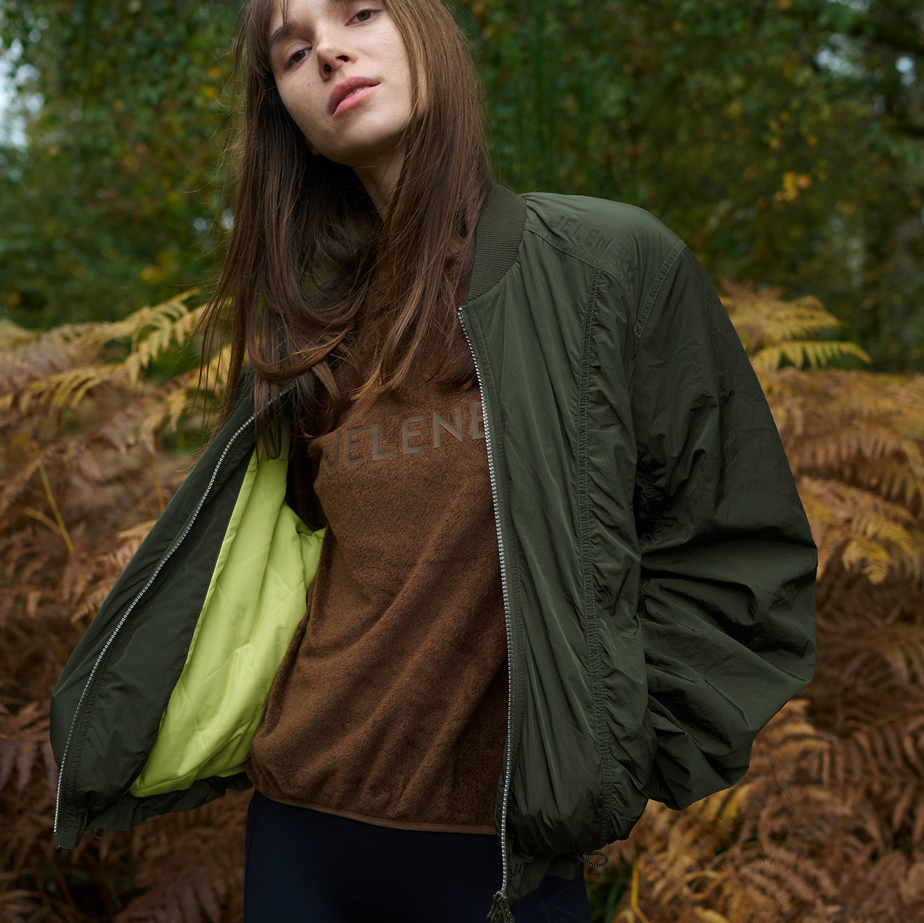 Metallic Bomber Jacket