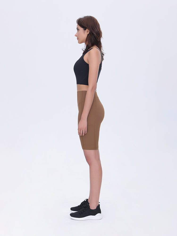 SOMAtique High-rise Shorts 8'' with Pockets (unpadded)
