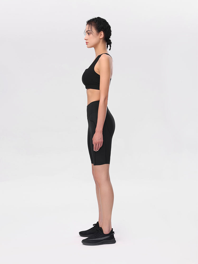 SOMAtique High-rise Shorts 8'' with Side Pockets (unpadded)