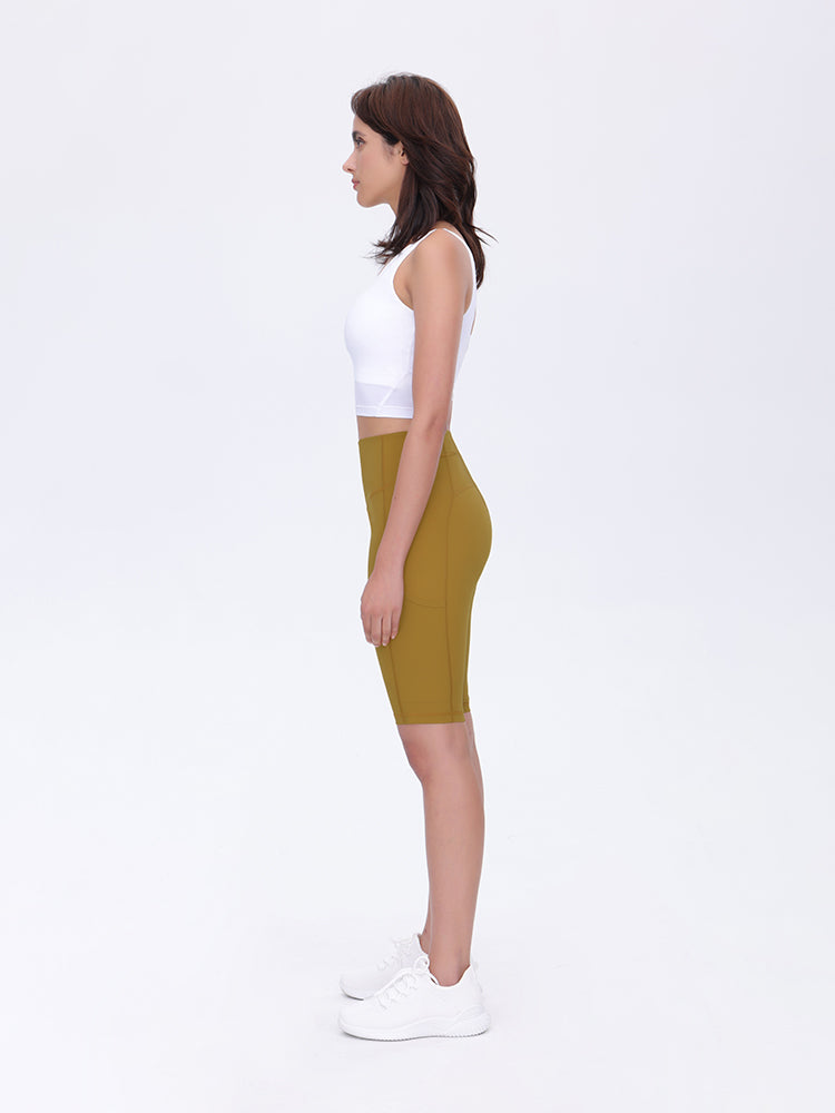 SOMAtique High-rise Shorts 8'' with Pockets (unpadded)