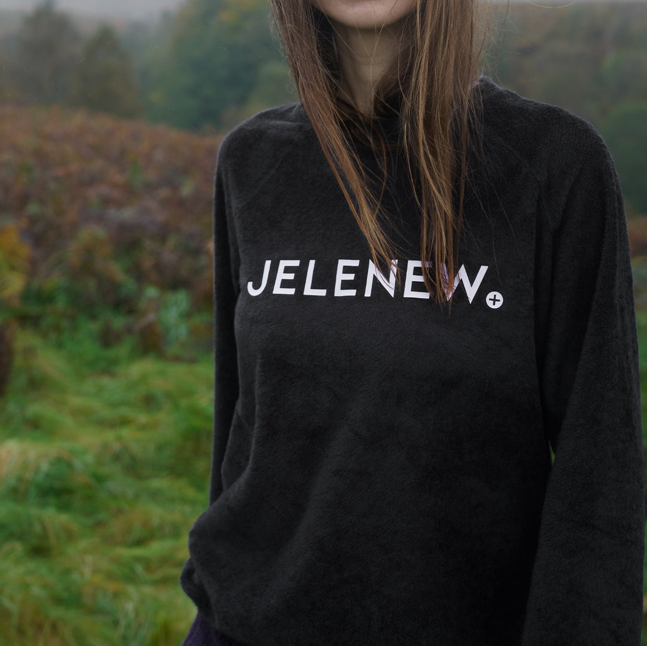 Brushed Long Sleeve Logo T-shirt