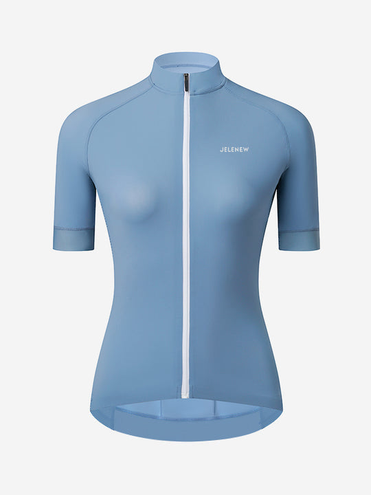 womens blue cycling jersey